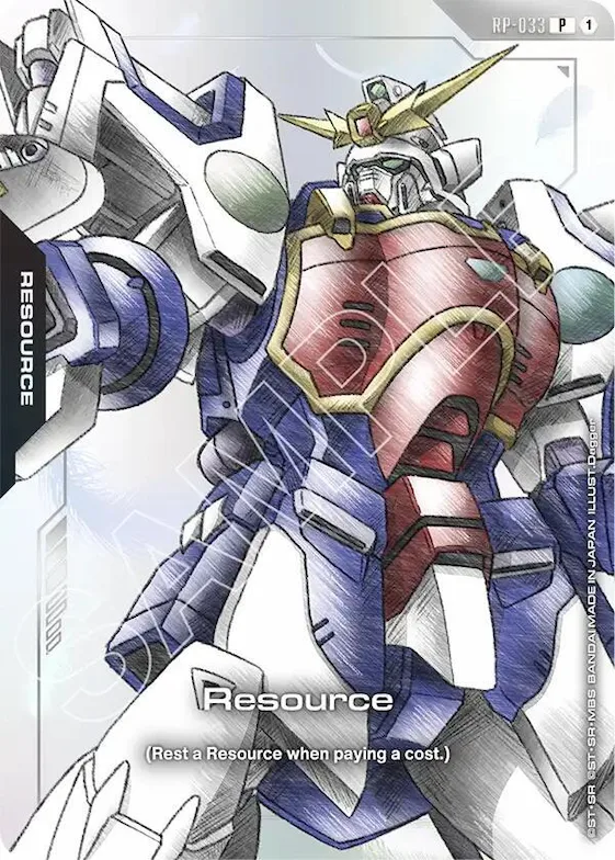 Resource (RP-033) (Premium Accessory Set - Mobile Suit Gundam Wing) #rp-033 – Promotional Resource Tokens