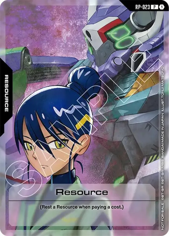Resource (RP-023) (Mobile Suit Gundam GQuuuuuuX) #rp-023 – Promotional Resource Tokens