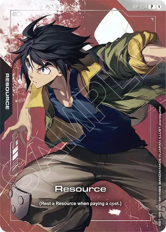 Resource (RP-034) (Premium Accessory Set - Mobile Suit Gundam: Iron-Blooded Orphans) #rp-034 – Promotional Resource Tokens