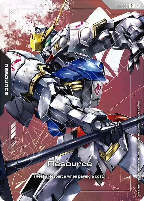Resource (RP-038) (Premium Accessory Set - Mobile Suit Gundam: Iron-Blooded Orphans) #rp-038 – Promotional Resource Tokens
