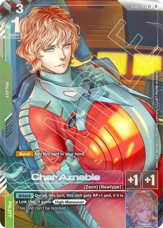 Char Aznable (C+) #st3-011 – Edition Beta