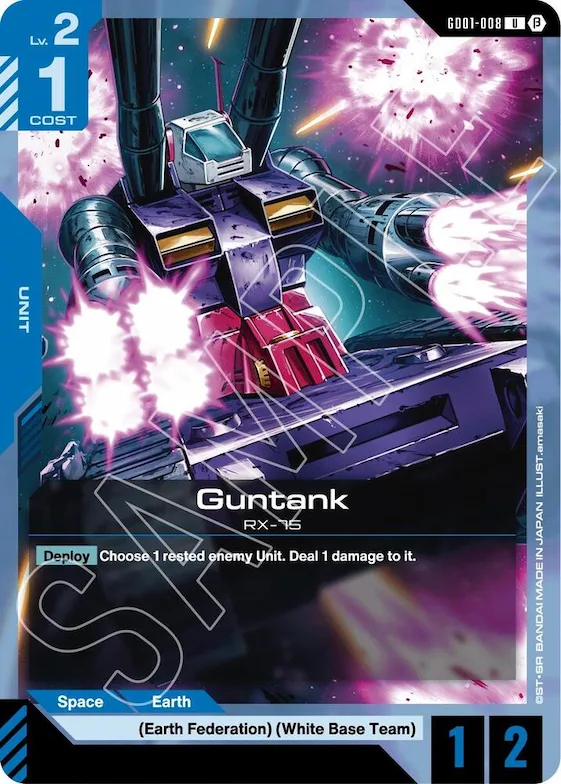 Guntank #gd1-008 – Edition Beta
