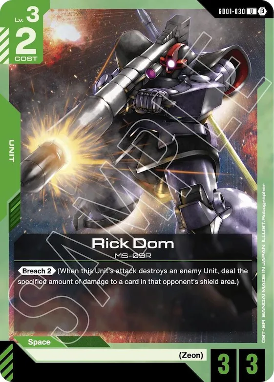 Rick Dom #gd1-030 – Edition Beta