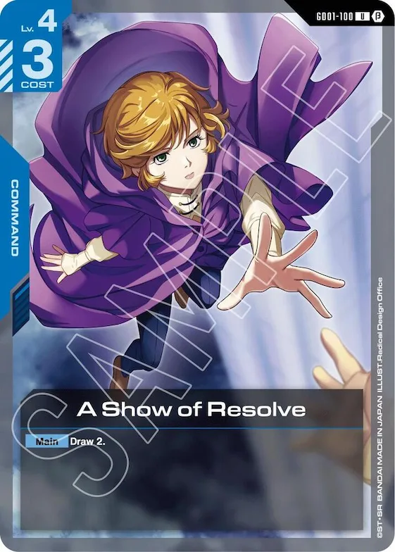 A Show of Resolve #gd1-100 – Edition Beta