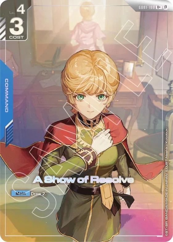 A Show of Resolve (U+) #gd1-100 – Edition Beta