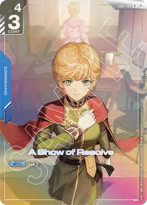 A Show of Resolve (U+) #gd1-100 – Edition Beta