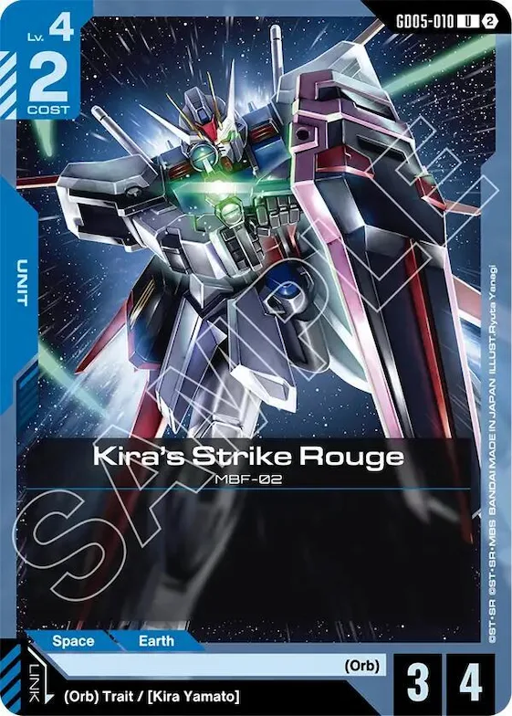 Kira's Strike Rouge #gd5-010 – Freedom Ascension