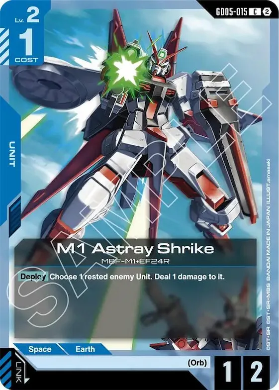 M1 Astray Shrike #gd5-015 – Freedom Ascension
