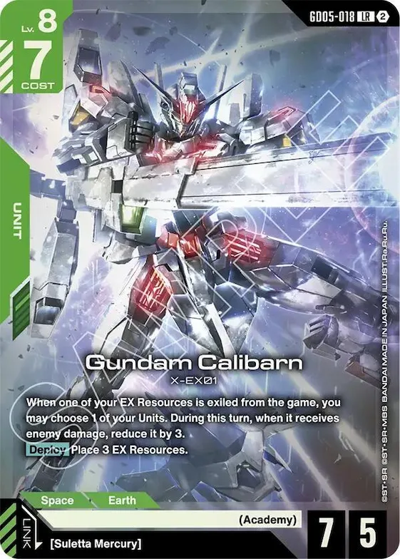 Gundam Calibarn #gd5-018 – Freedom Ascension