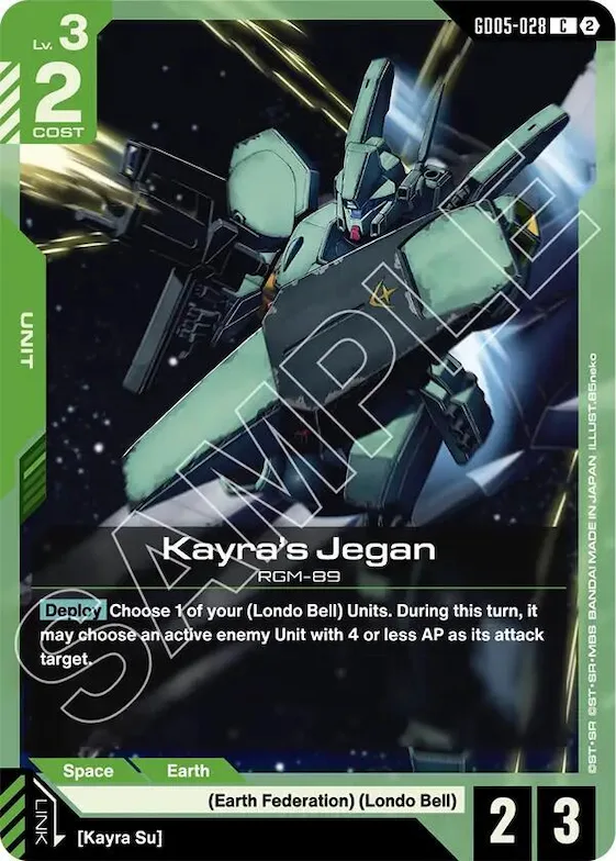 Kayra's Jegan #gd5-028 – Freedom Ascension