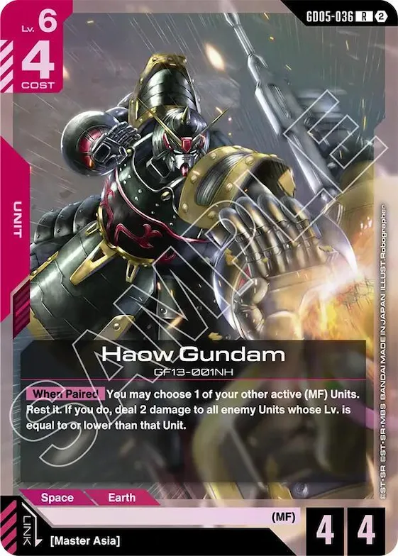 Haow Gundam #gd5-036 – Freedom Ascension