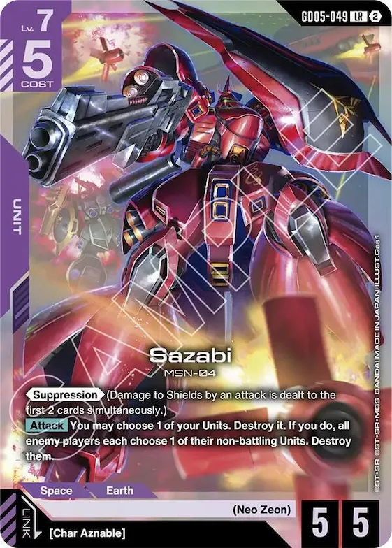 Sazabi (GD05-049) #gd5-049 – Freedom Ascension