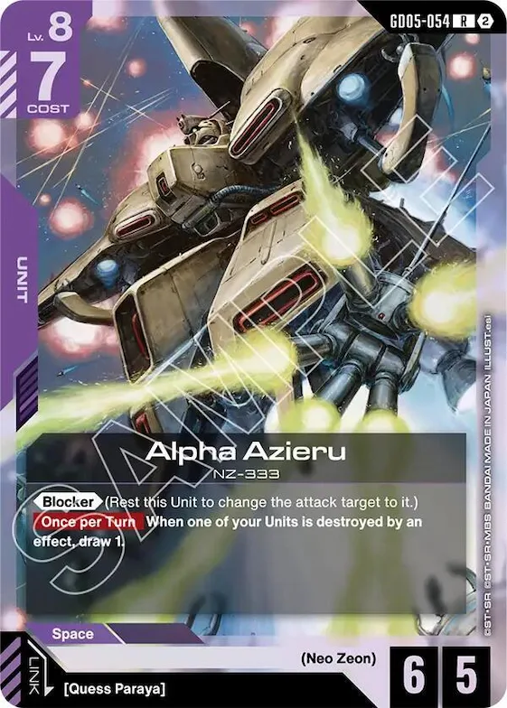 Alpha Azieru #gd5-054 – Freedom Ascension