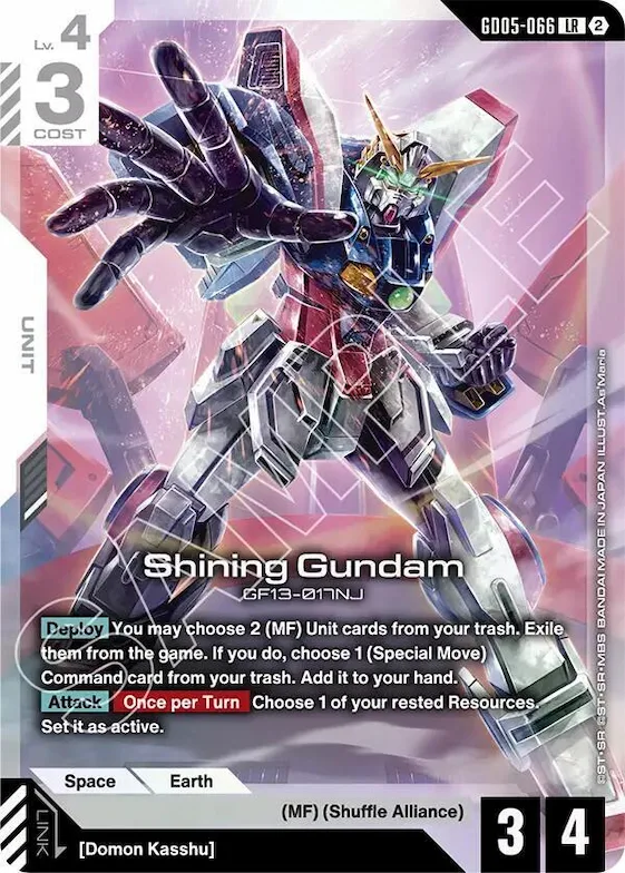 Shining Gundam (GD05-066) #gd5-066 – Freedom Ascension
