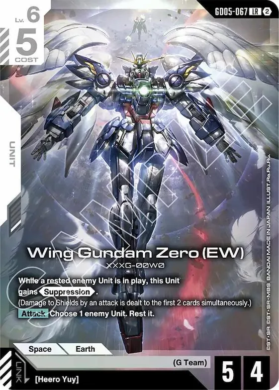 Wing Gundam Zero (EW) #gd5-067 – Freedom Ascension