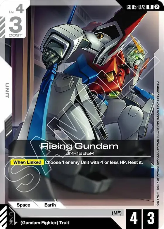 Rising Gundam #gd5-072 – Freedom Ascension
