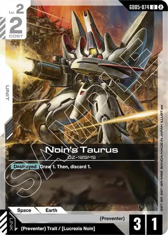 Noin's Taurus #gd5-074 – Freedom Ascension