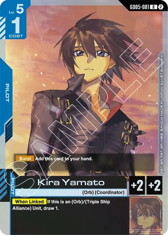 Kira Yamato #gd5-081 – Freedom Ascension