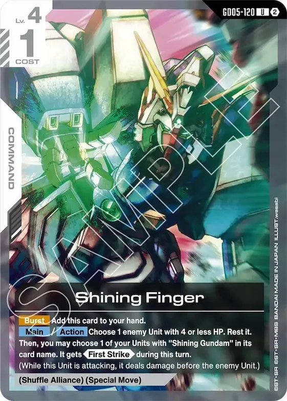 Shining Finger (GD05-120) #gd5-120 – Freedom Ascension