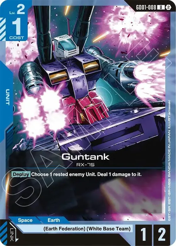 Guntank #gd1-008 – Deck Build Box Freedom Ascension