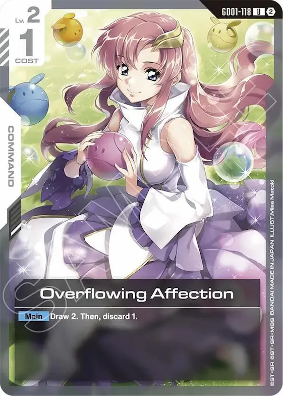 Overflowing Affection #gd1-118 – Deck Build Box Freedom Ascension