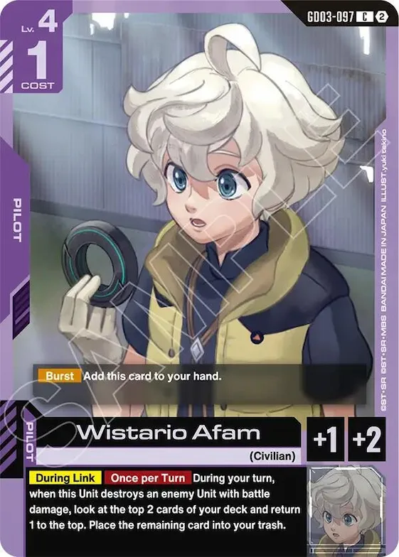 Wistario Afam #gd3-097 – Deck Build Box Freedom Ascension