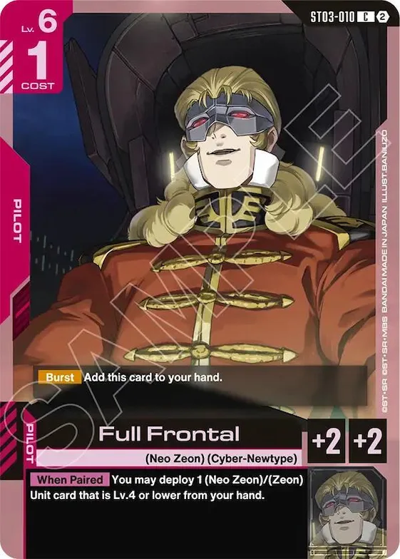 Full Frontal #st3-010 – Deck Build Box Freedom Ascension