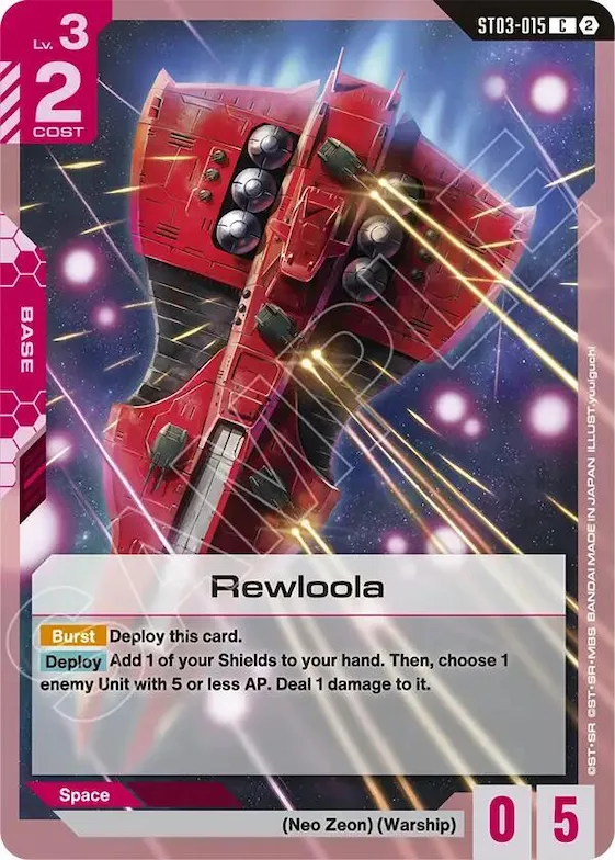 Rewloola #st3-015 – Deck Build Box Freedom Ascension