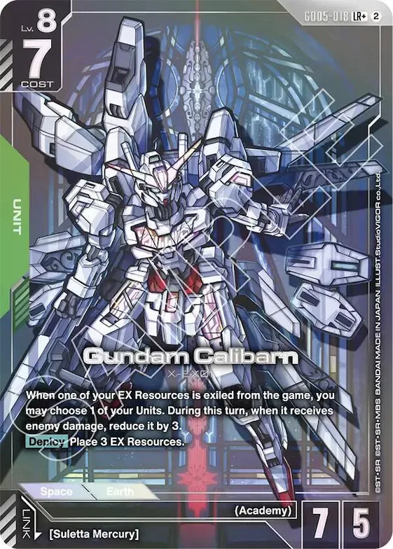 Gundam Calibarn (LR+) #gd5-018 – Freedom Ascension