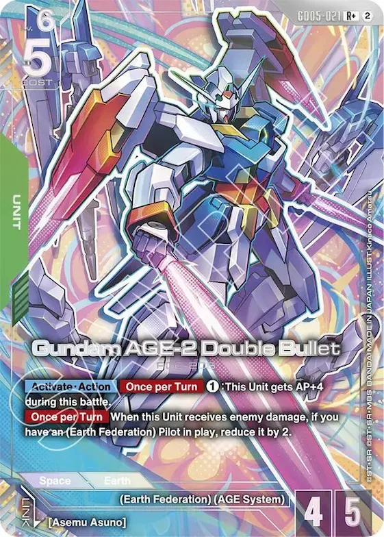 Gundam AGE-2 Double Bullet (R+) #gd5-021 – Freedom Ascension
