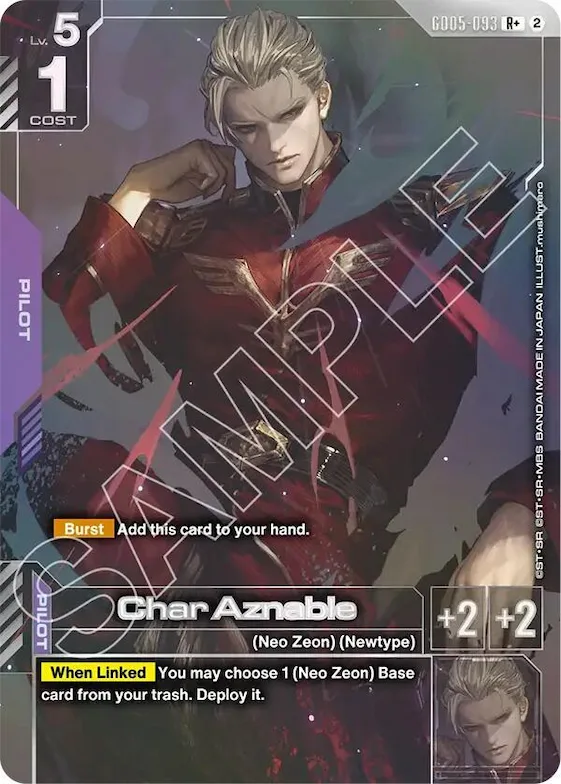 Char Aznable (R+) #gd5-093 – Freedom Ascension