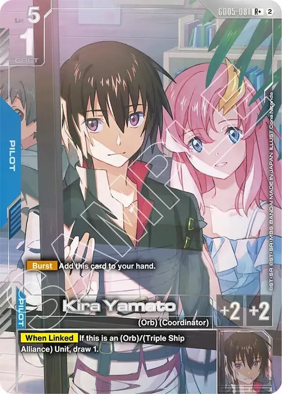 Kira Yamato (R+) #gd5-081 – Freedom Ascension
