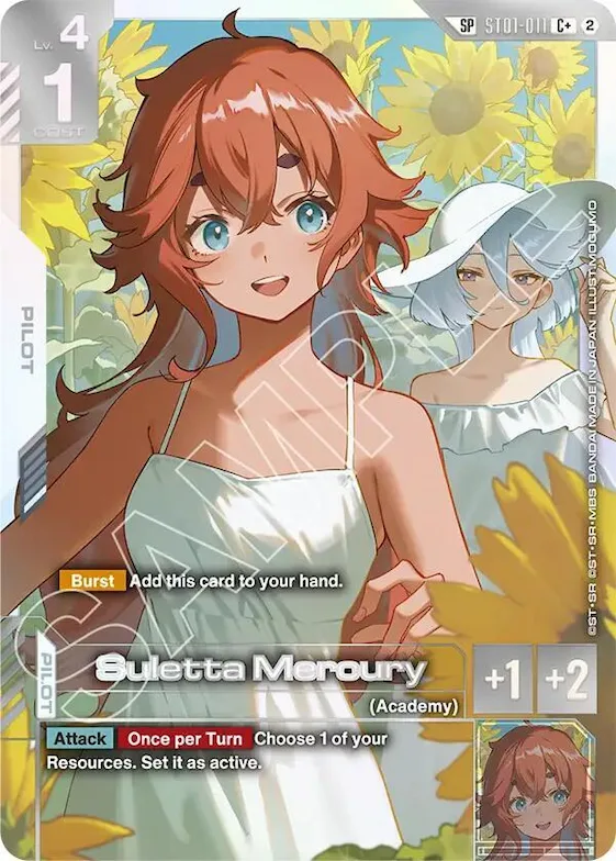 Suletta Mercury (C+) (SP) #st1-011 – Freedom Ascension