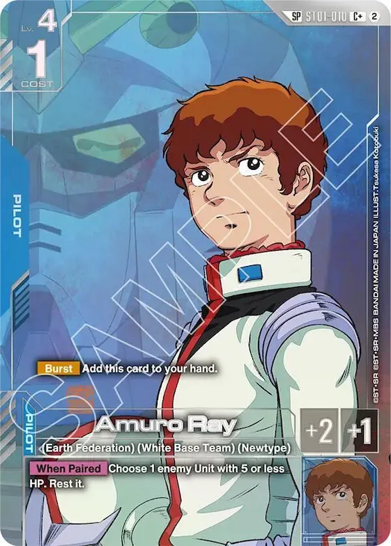 Amuro Ray (C+) (SP) #st1-010 – Freedom Ascension