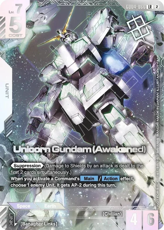 Unicorn Gundam (Awakened) (Newtype Challenge 2026 Mission 4) #gd4-066 – Gundam Promotional Cards