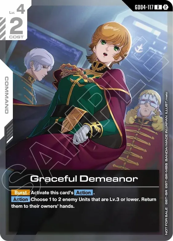 Graceful Demeanor (Newtype Challenge 2026 Mission 4) #gd4-117 – Gundam Promotional Cards