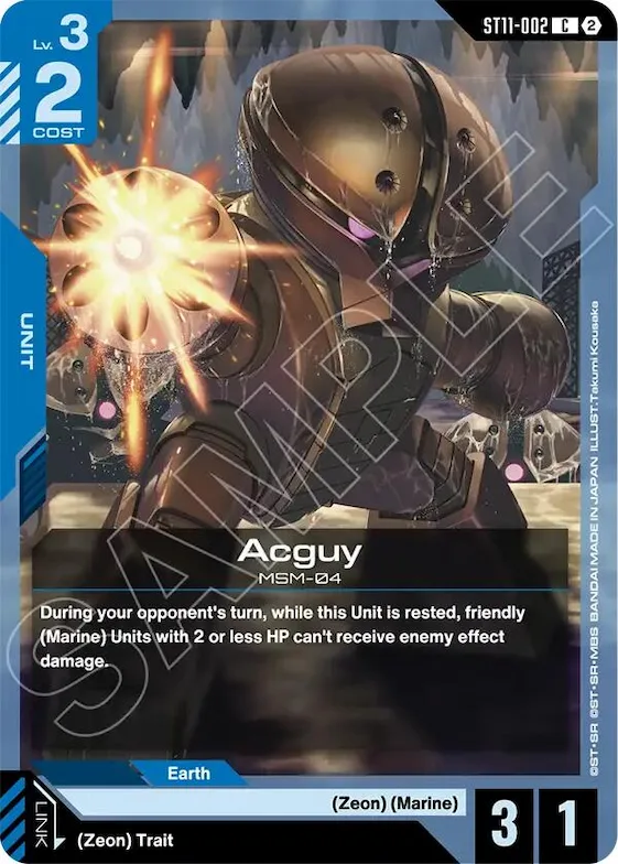 Acguy #st11-002 – Starter Deck 11: Aquatic Assault