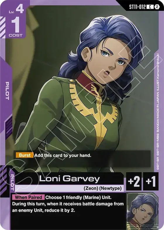 Loni Garvey #st11-012 – Starter Deck 11: Aquatic Assault