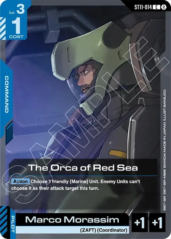 The Orca of Red Sea #st11-014 – Starter Deck 11: Aquatic Assault
