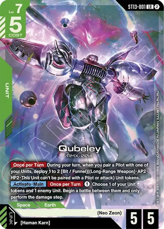 Qubeley #st13-001 – Starter Deck 13: Silent Barrage