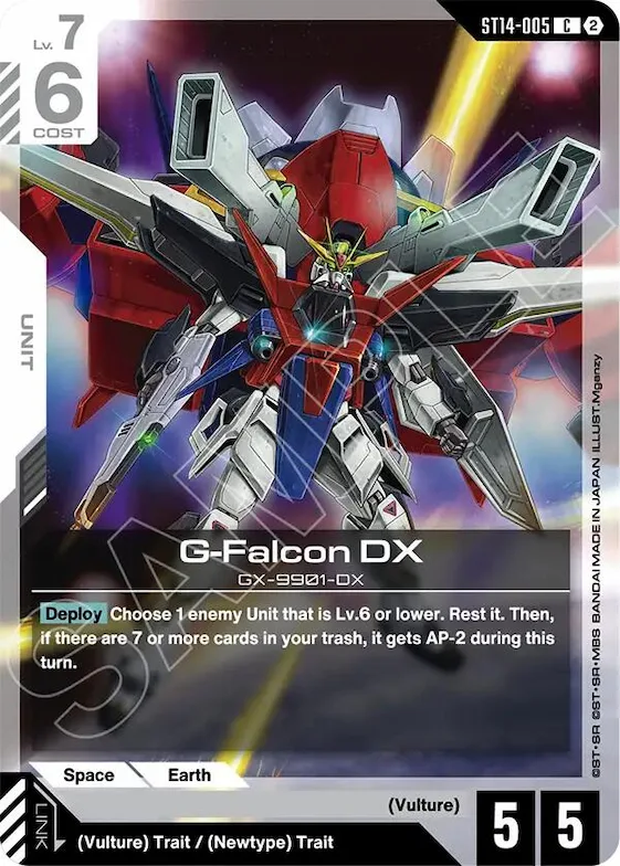 G-Falcon DX #st14-005 – Starter Deck 14: Heavy Dominion