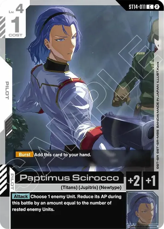 Paptimus Scirocco #st14-011 – Starter Deck 14: Heavy Dominion