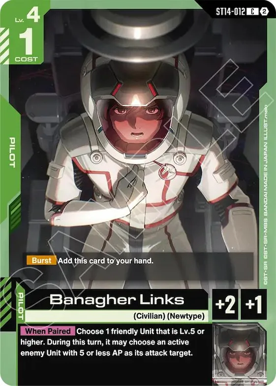 Banagher Links #st14-012 – Starter Deck 14: Heavy Dominion