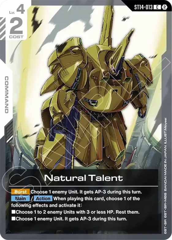 Natural Talent #st14-013 – Starter Deck 14: Heavy Dominion
