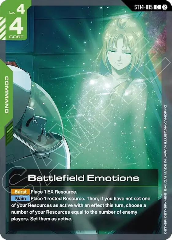 Battlefield Emotions #st14-015 – Starter Deck 14: Heavy Dominion