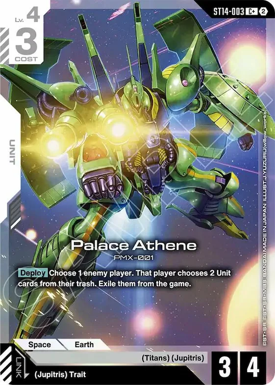 Palace Athene (C+) #st14-003 – Starter Deck 14: Heavy Dominion