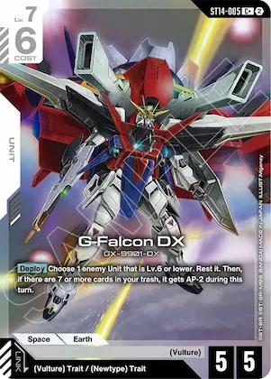 G-Falcon DX (C+) #st14-005 – Starter Deck 14: Heavy Dominion