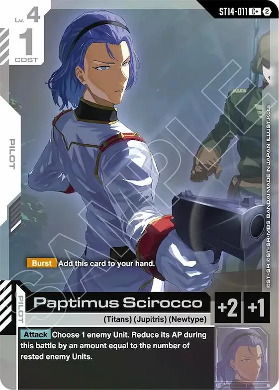 Paptimus Scirocco (C+) #st14-011 – Starter Deck 14: Heavy Dominion