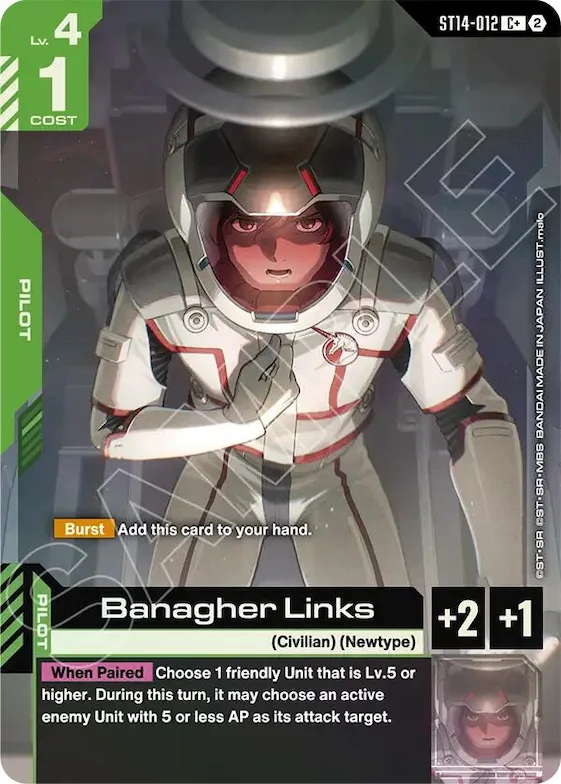 Banagher Links (C+) #st14-012 – Starter Deck 14: Heavy Dominion