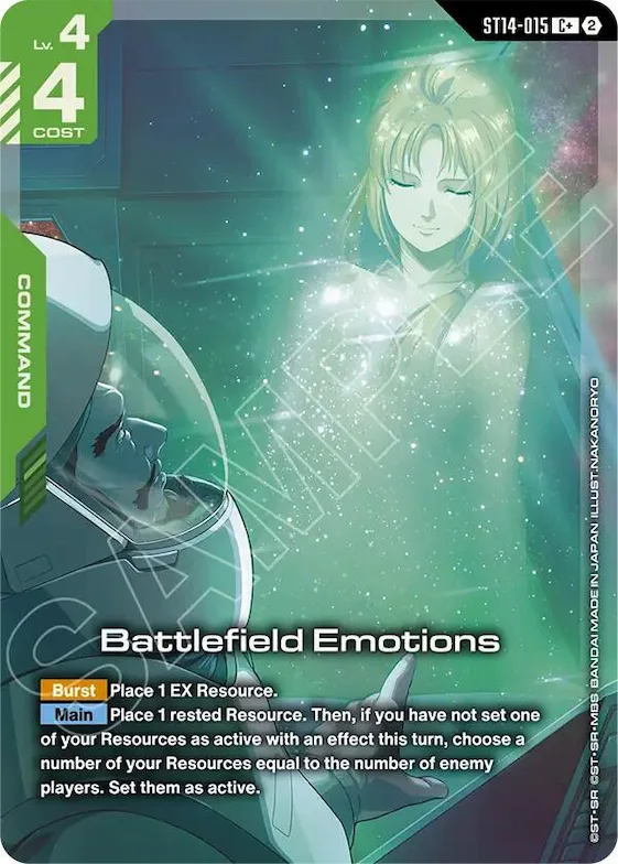 Battlefield Emotions (C+) #st14-015 – Starter Deck 14: Heavy Dominion